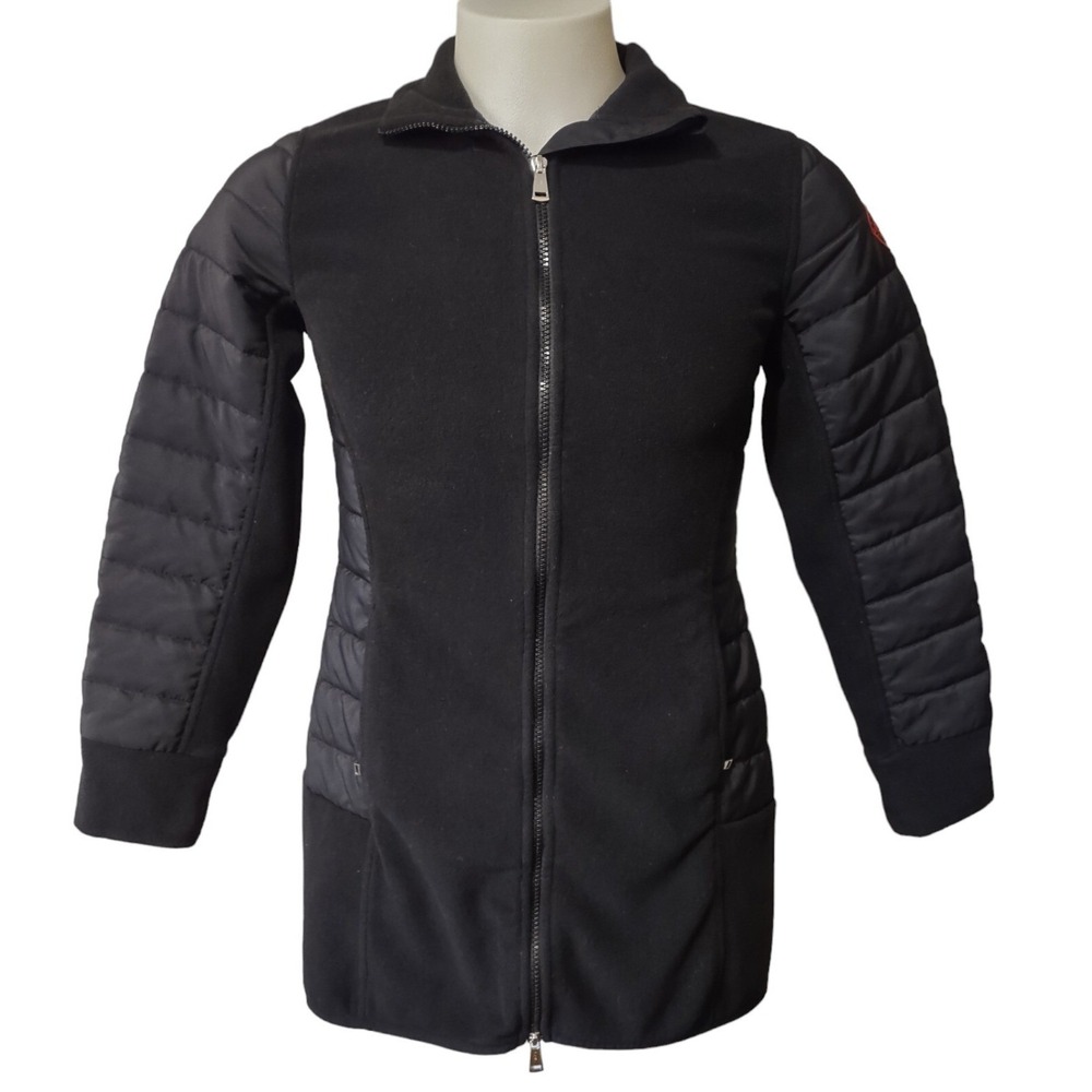 Lauren Ralph Lauren Jacket Women Small Gorp Core Black Hybrid Quilted Fleece LRL